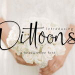 Dittoons Font Poster 1