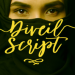 Diveil Script Font Poster 1