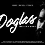 Doglas Font Poster 1