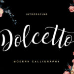 Dolcetto Script Font Poster 1