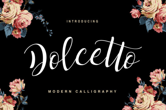 Dolcetto Script Font Poster 1