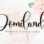 Domiland Font Poster 1