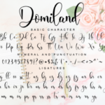 Domiland Font Poster 11