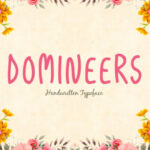 Domineers Font Poster 1