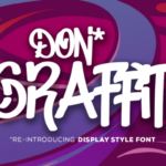 Don Graffiti Font Poster 1
