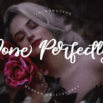 Done Perfectly Font Poster 1