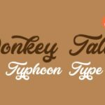 Donkey Talk Font Poster 1