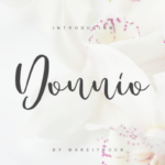 Donnio Font Poster 1