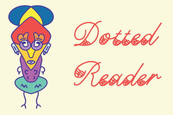 Dotted Reader Font Poster 1