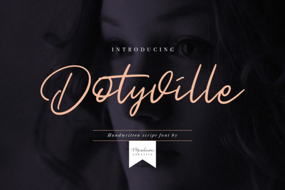 Dotyville Font Poster 1