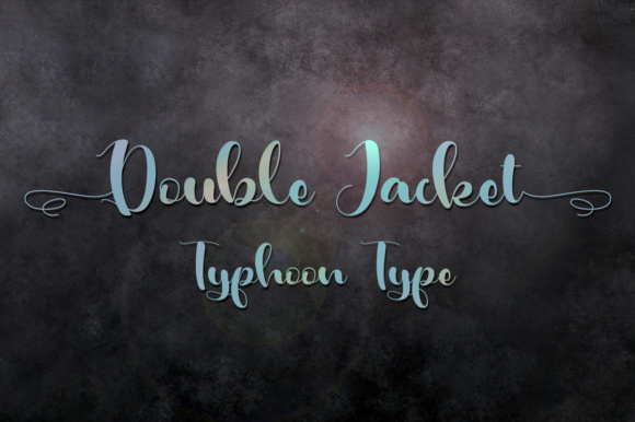 Double Jacket Font Poster 1