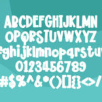 Double Scoop Font Poster 2