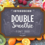Double Smoothie Font Poster 1