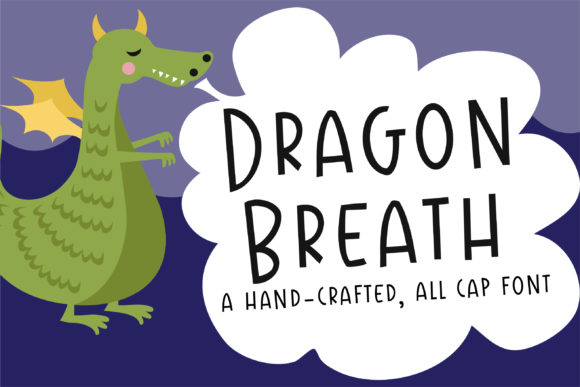Dragon Breath Font Poster 1