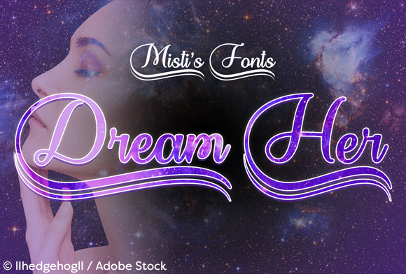 Dream Her Font Poster 1