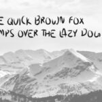 Dreamy Snow Font Poster 4