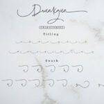 Drunkgun Script Font Poster 11