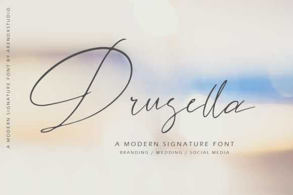 Drusella Font Poster 1