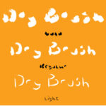 Dry Brush Font Poster 2