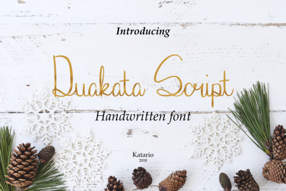 Duakata Font Poster 1