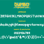 Dumbo Font Poster 2
