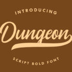 Dungeon Font Poster 1