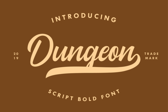 Dungeon Font Poster 1