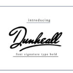 Dunheall Font Poster 1