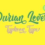 Durian Lovers Font Poster 1