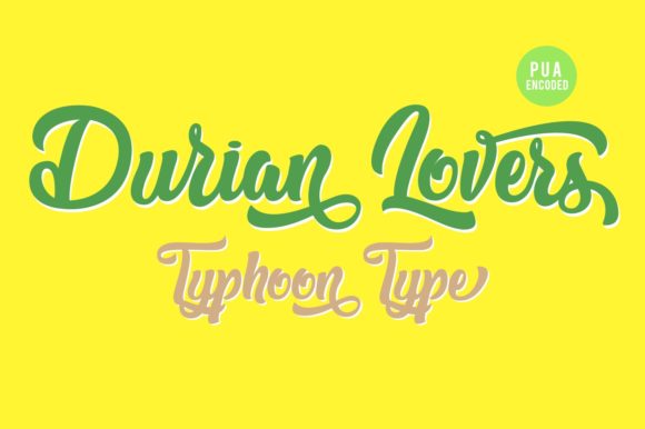 Durian Lovers Font