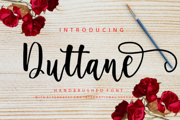 Duttane Script Font