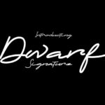 Dwarf Signature Font Poster 1