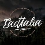 Easttalia Script Font Poster 1