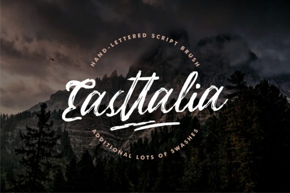 Easttalia Script Font Poster 1
