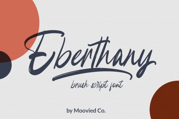 Eberthany Brush Font