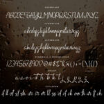 Ebnantti Script Font Poster 5
