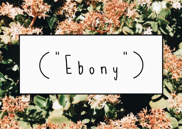 Ebony Font
