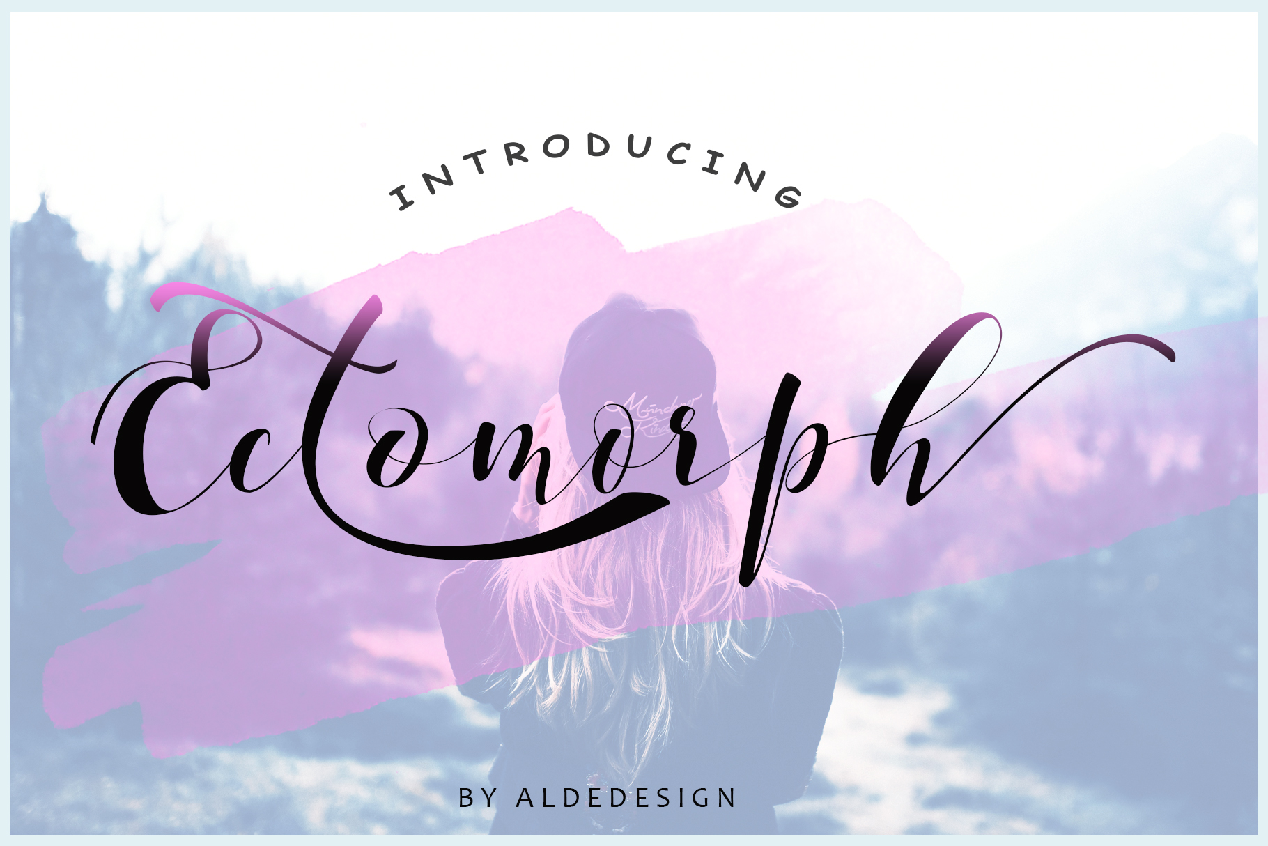 Ectomorph Font Poster 1