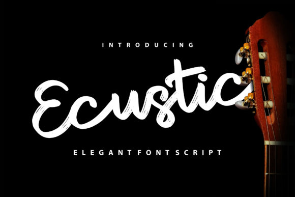 Ecustic Font Poster 1