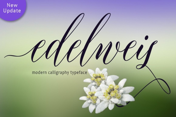 Edelweis Font Poster 1