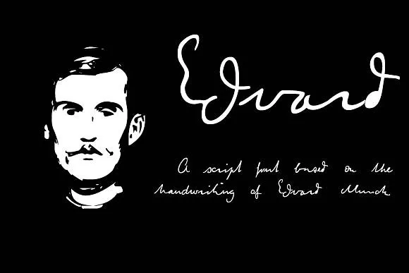 Edvard Font Edvard Font Poster 1