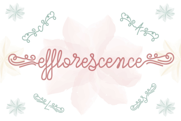 Efflorescence Font