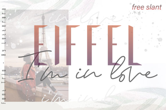 Eiffel in Love Duo Font