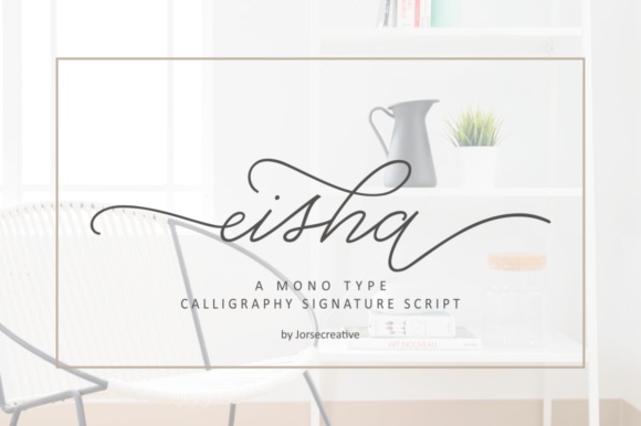 Eisha Script Font