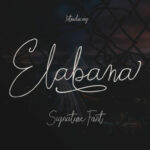 Elabama Font Poster 1