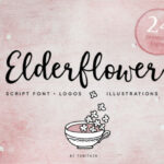Elderflower Font Poster 1