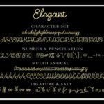 Elegant Font Poster 6