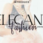 Elegant Fashion Duo Font Poster 1