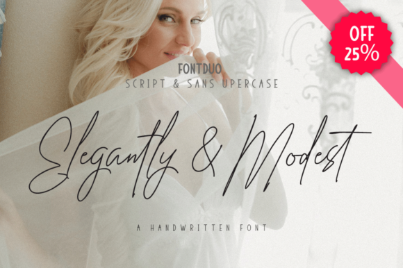 Elegantly & Modest Duo Font