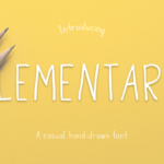 Elementary Font Poster 1